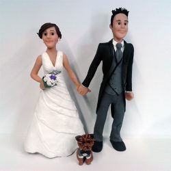 Muñecos tarta boda